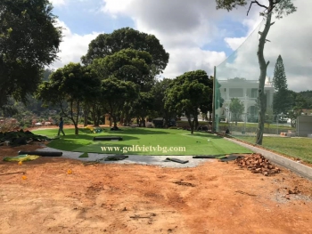 Cung cấp thi công sân tập golf kèm sân green tại QK3 Hải Phòng