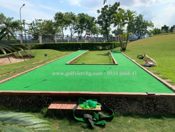 Cung cấp thi công hoàn thành sân golf mini 4 lỗ tại KS Westlake